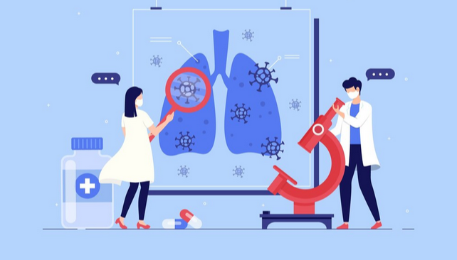 تشخيص التهاب الشعب الهوائية